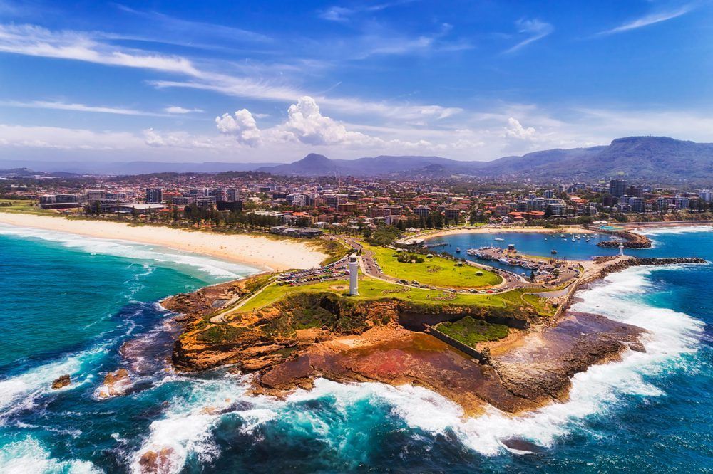 An Aerial View of a Small Island in the Middle of the Ocean — Febos Welding and Engineering In Shellharbour, NSW