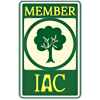 Legendary Tree Care LLC | green and white sign with a tree in a circle and the words `` member iac ''.
