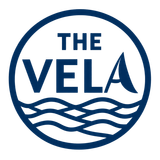 The Vela Header Logo - Select to go home