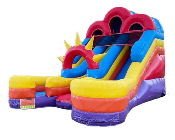 16' Double Lane Sunshine Water Slide