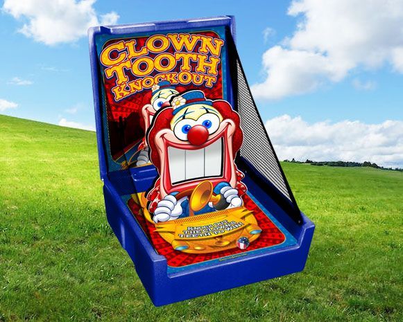 Clown Tooth Knockout Carnival Game