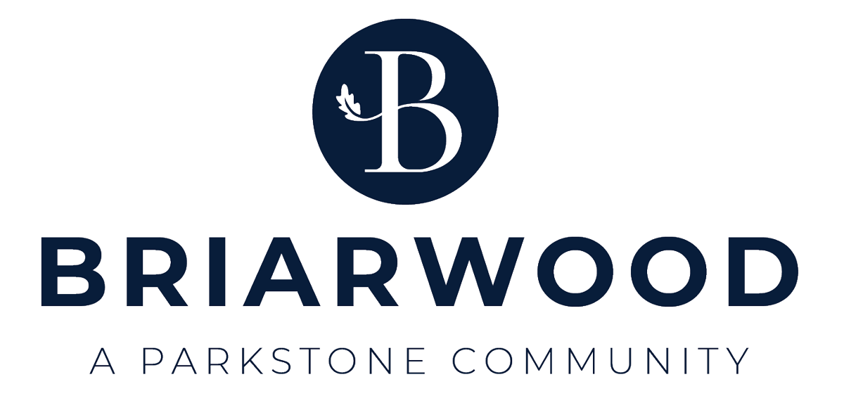 a logo for briarwood a parkstone community