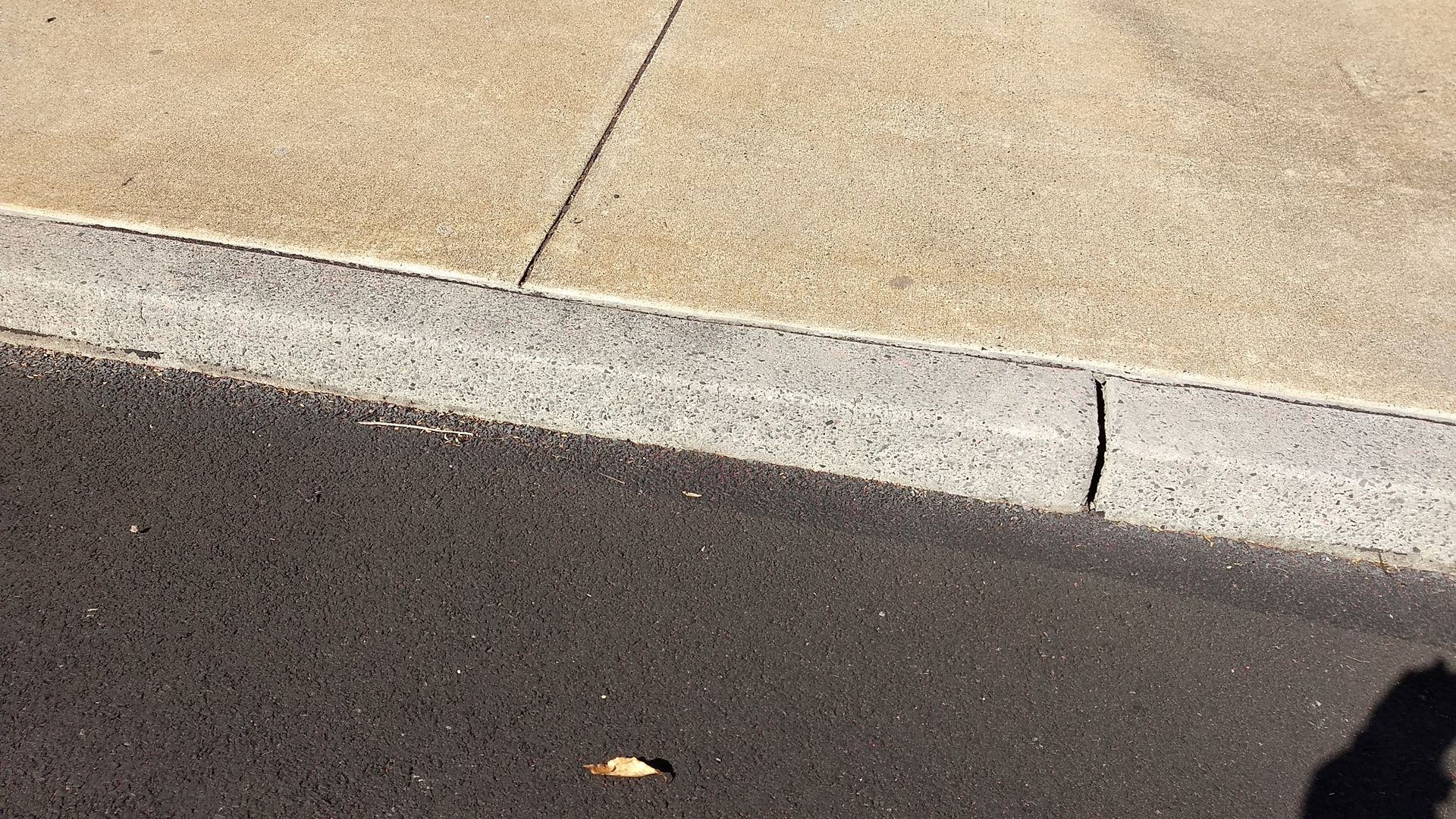 After curb paint removal in New Hope Pa