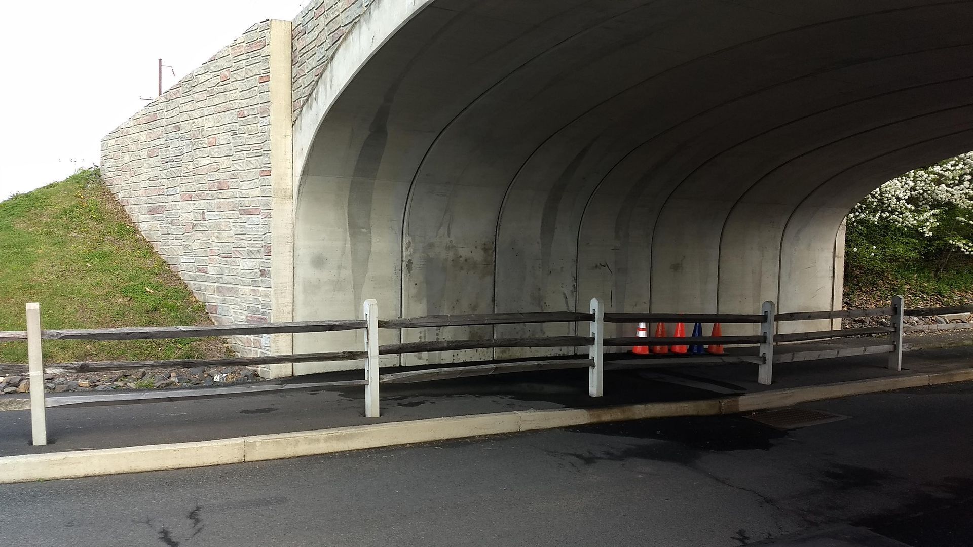 After graffiti removal service in Doylestown Pa.