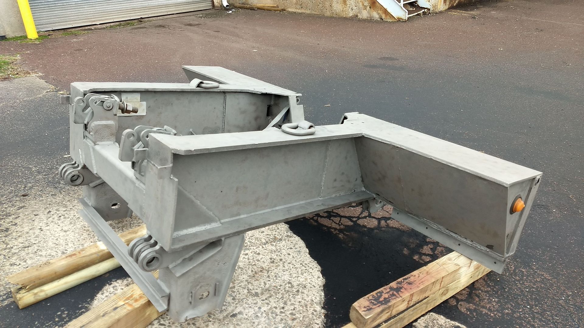 After paint and rust removal from steel truck in Bristol Pa