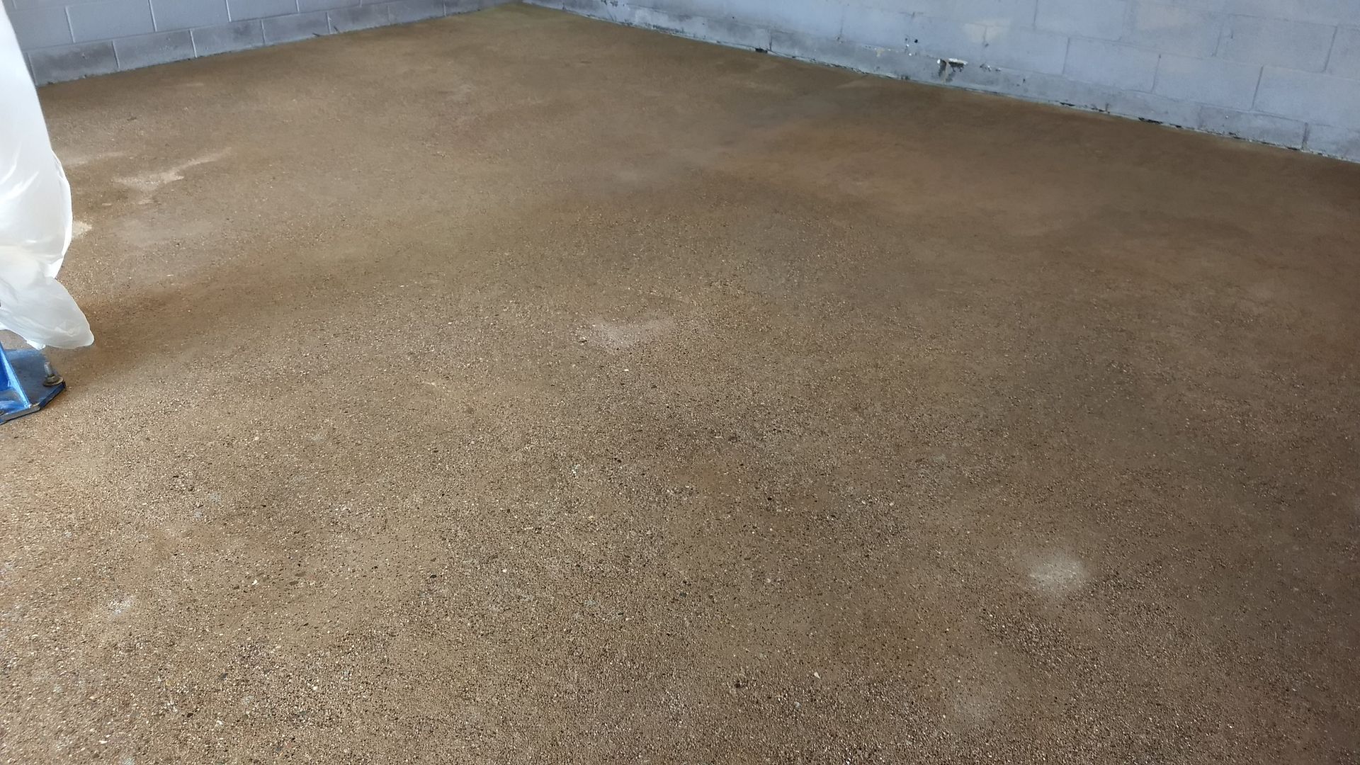 After paint removal from concrete in Newtown Square Pa