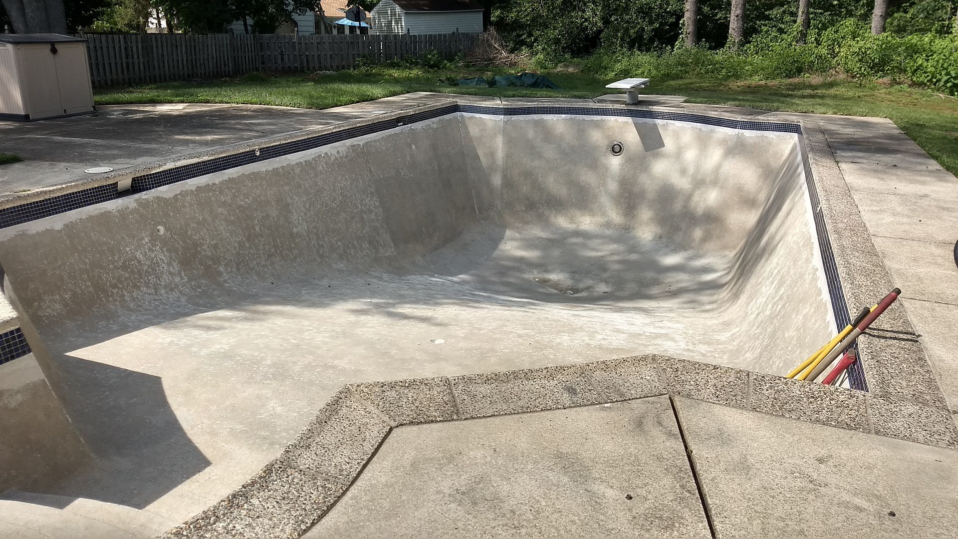 After pool sandblasting service in Mount Laurel NJ