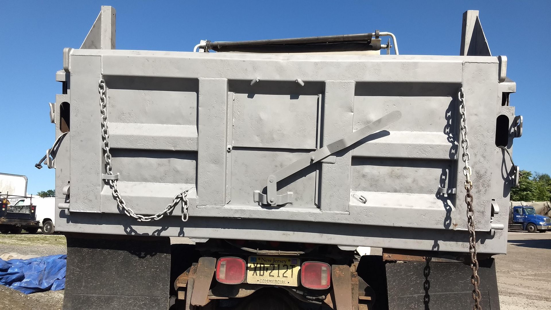 after sandblasting heavy equipment in Horsham Pa