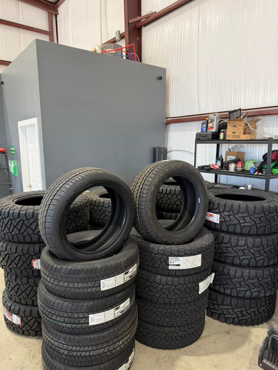 Tires Stacked Together | Zim's Tire and Auto