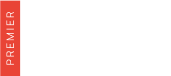 White screen with a vertical red “PREMIER” label on the left edge