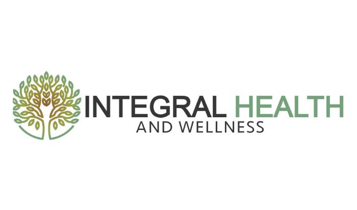 Integral Health and Wellness logo with green tree icon and gray-green text on white background