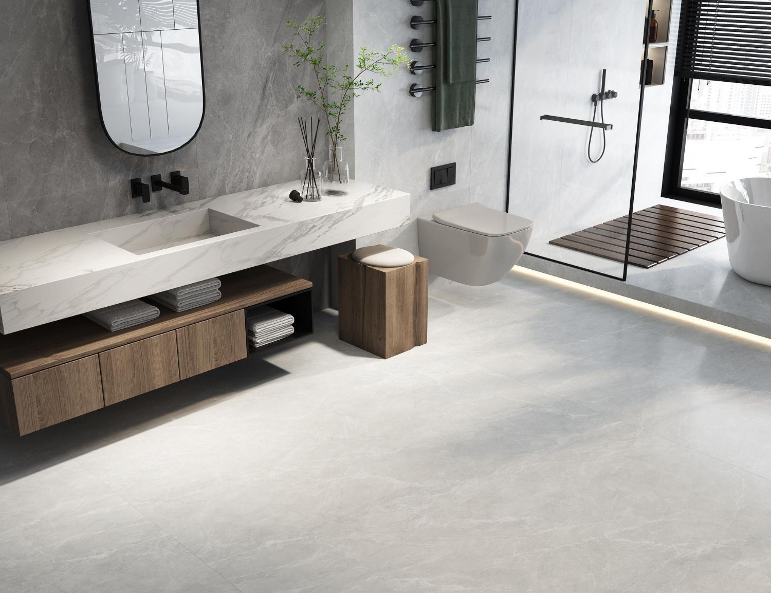 bathroom floors