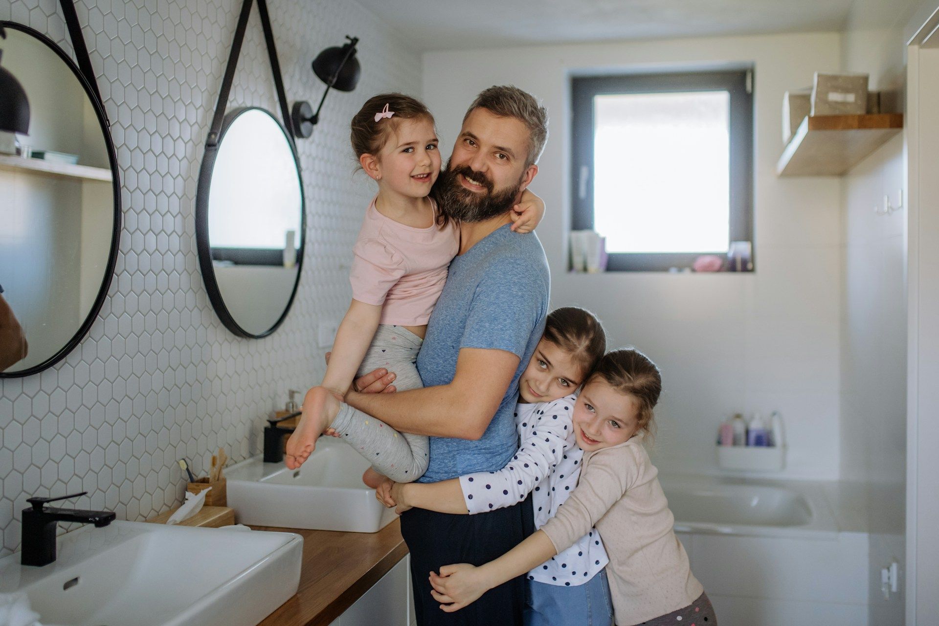 family-friendly bathroom