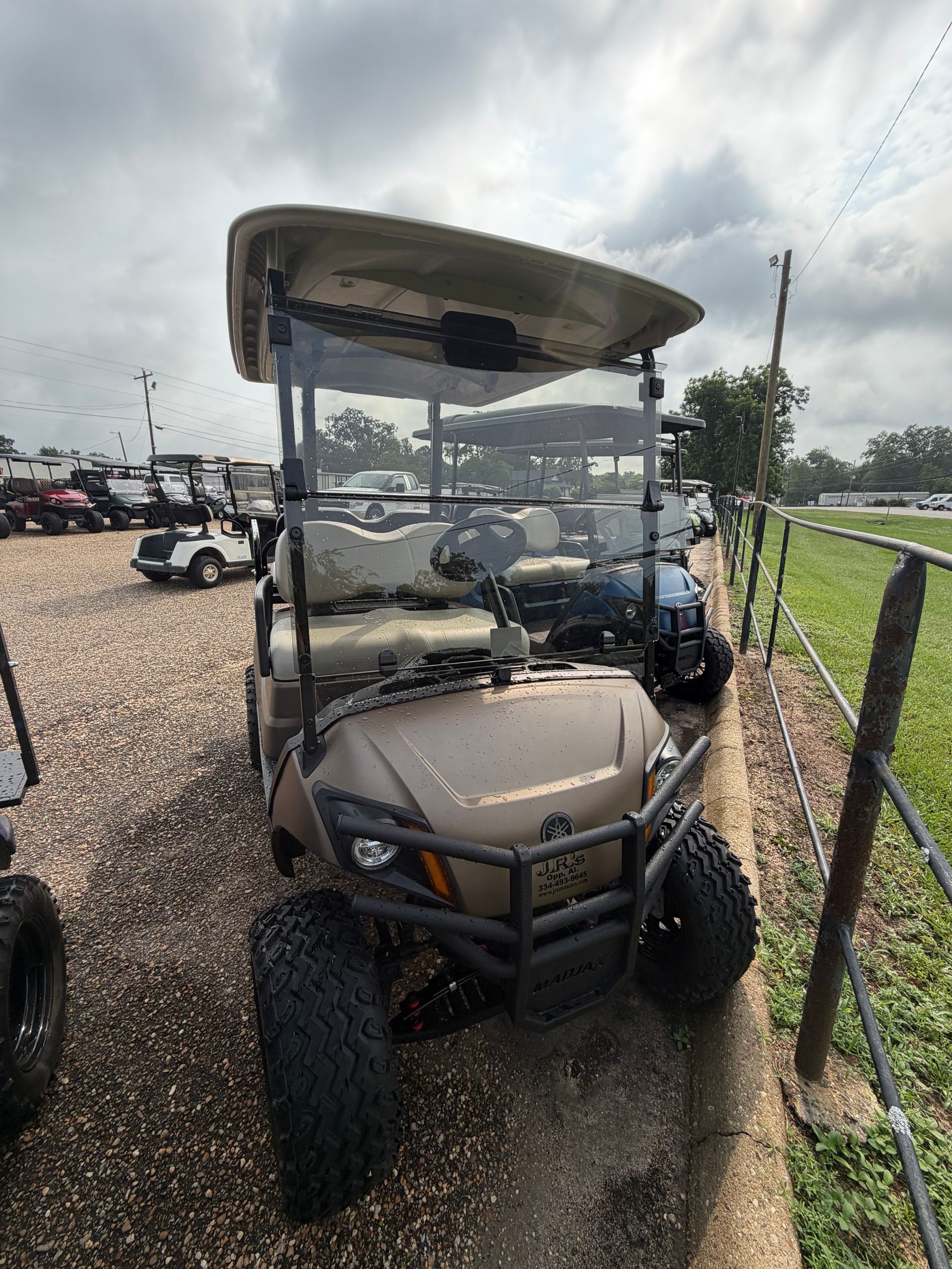 2020 YAMAHA GOLFCART GAS BROWN                                                                                                                                       805
