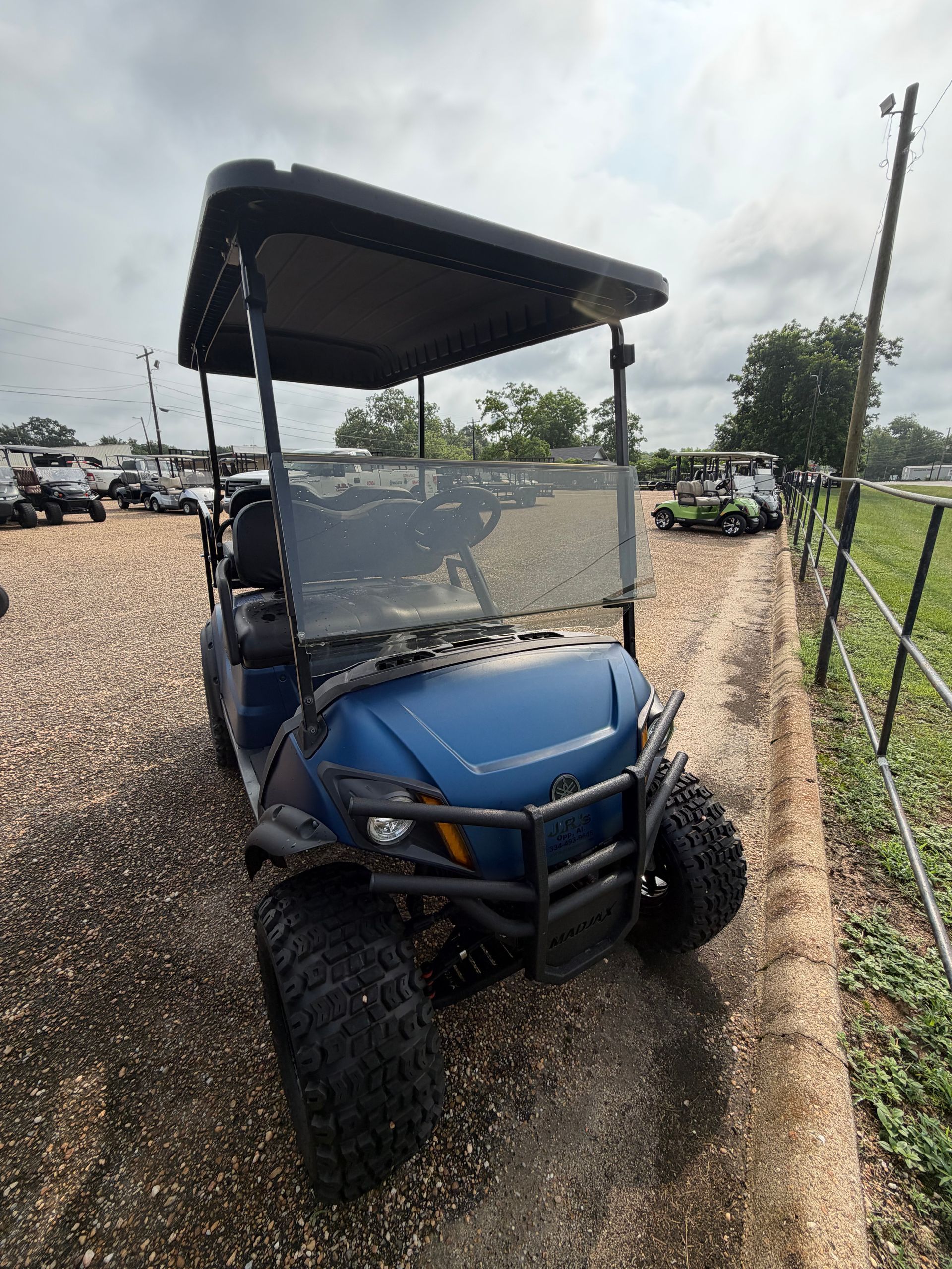 2020 YAMAHA GOLF CART GAS BLUE                                                                                                                                              523