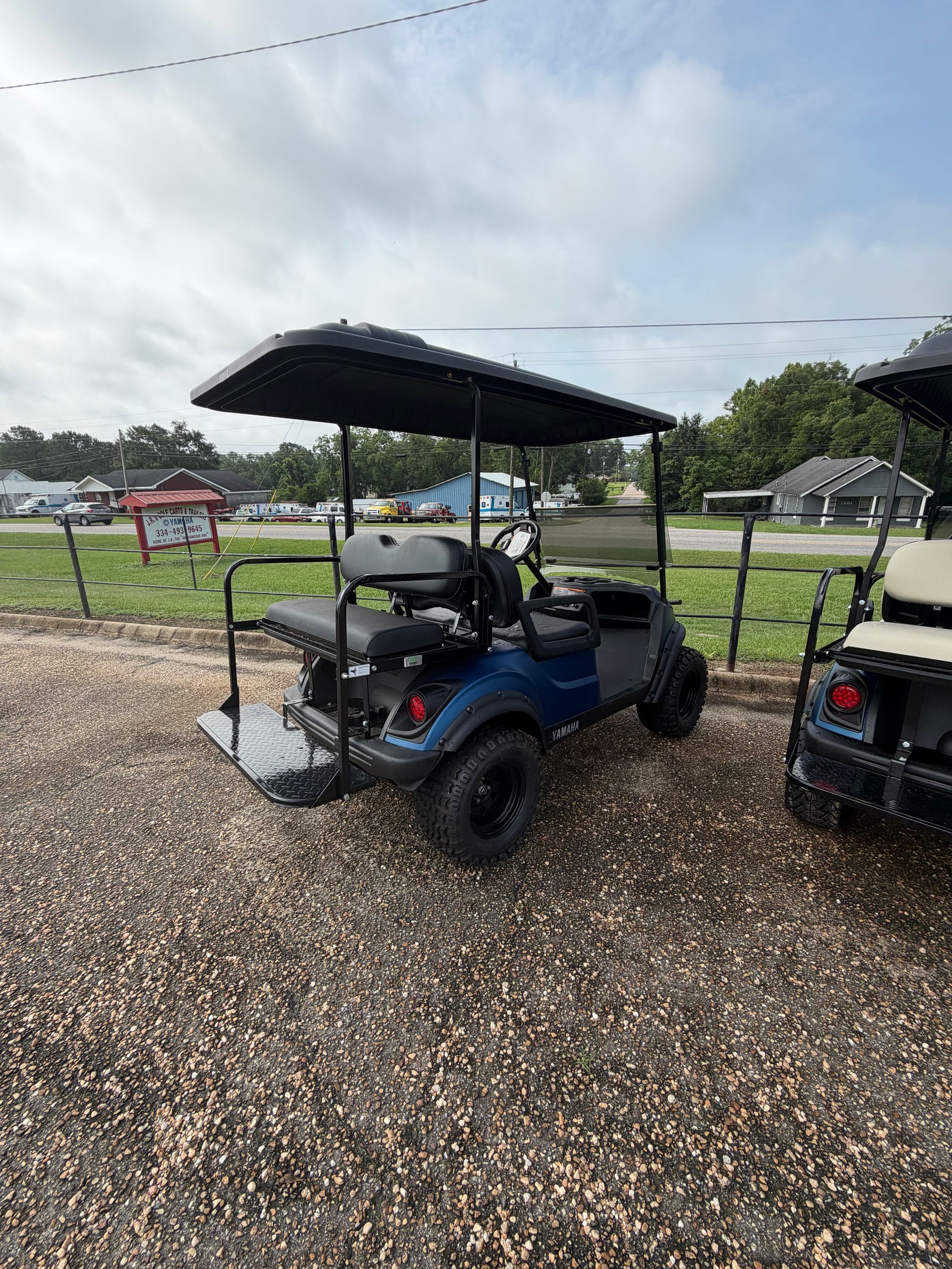2020 YAMAHA GOLF CART GAS BLUE                                                                                                                                              523