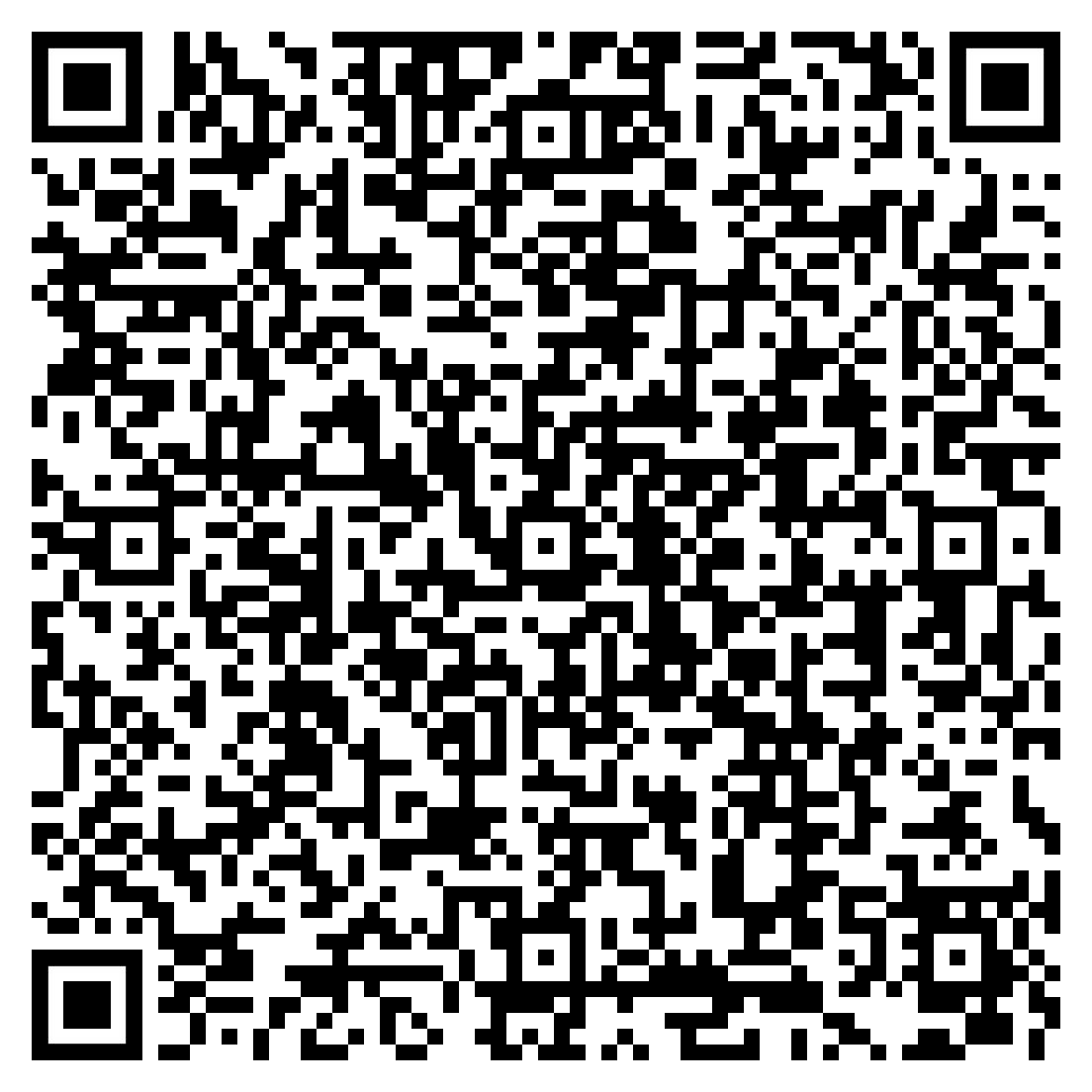 A black and white qr code on a white background.