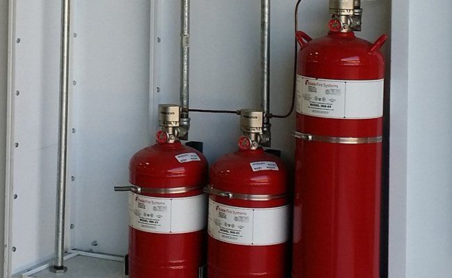 Three fire extinguisher — Indianapolis, IN — Jacob-Dietz, Inc.