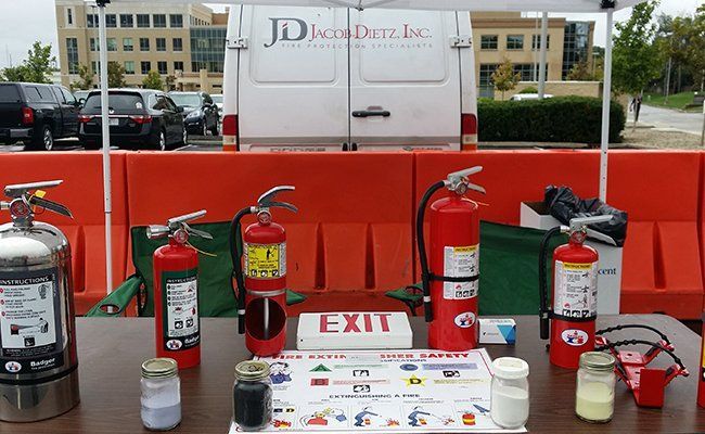 Fire protection equipment — Indianapolis, IN — Jacob-Dietz, Inc.
