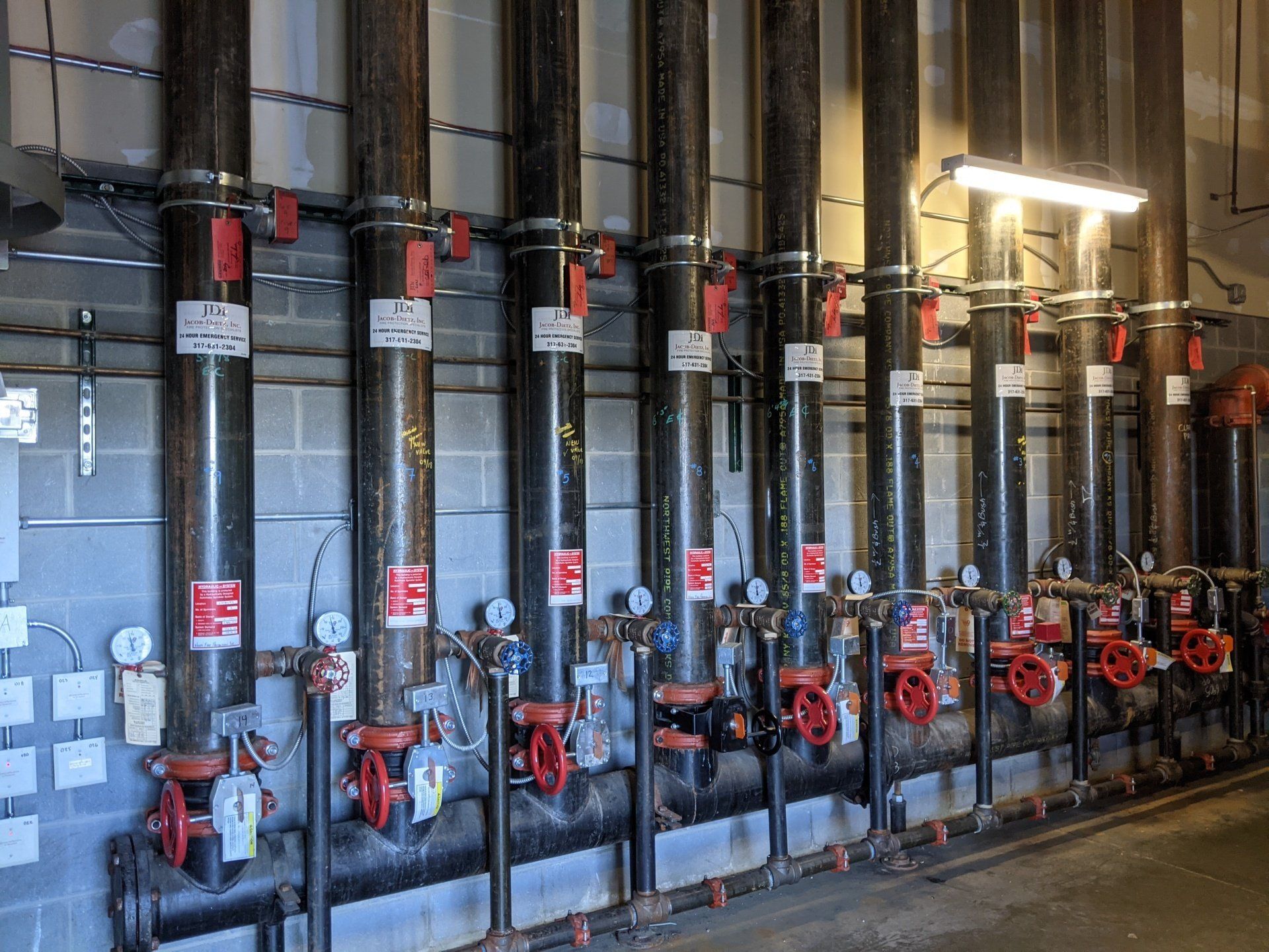 Fire sprinklers — Indianapolis, IN — Jacob-Dietz, Inc.