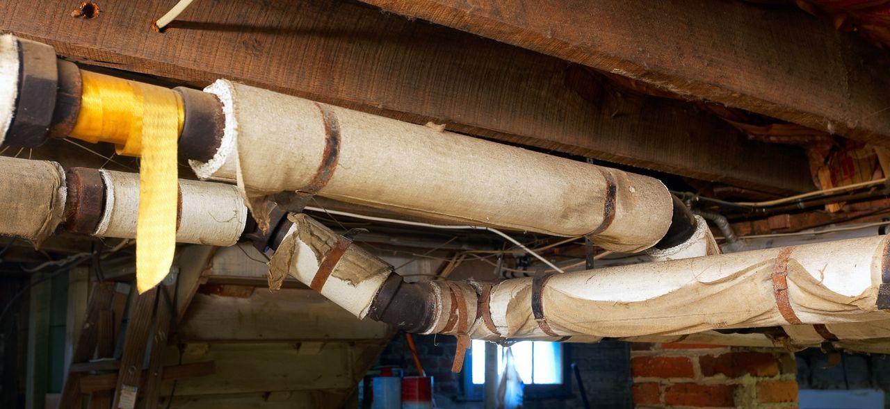 asbestos pipe insulation