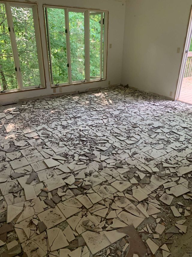asbestos floor tiles