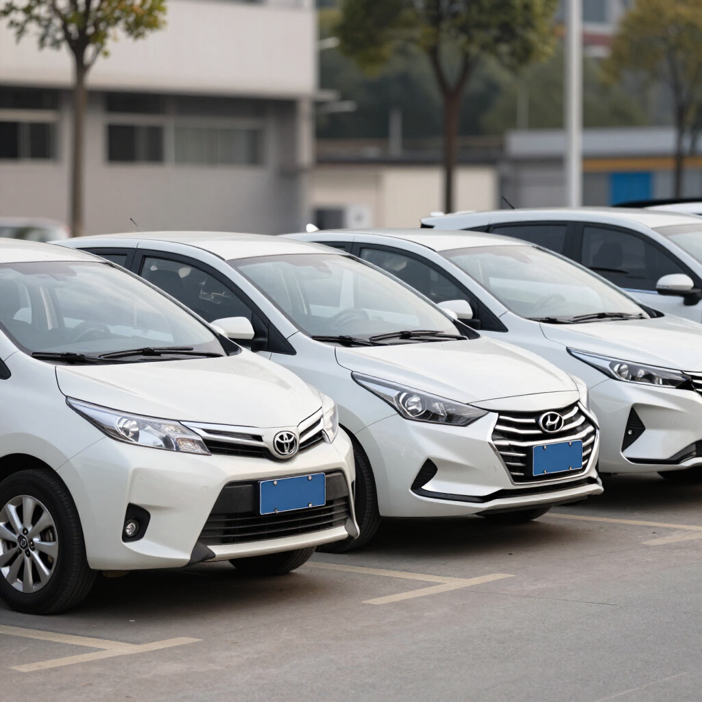 Autos de alquiler Toyota y Hyundai