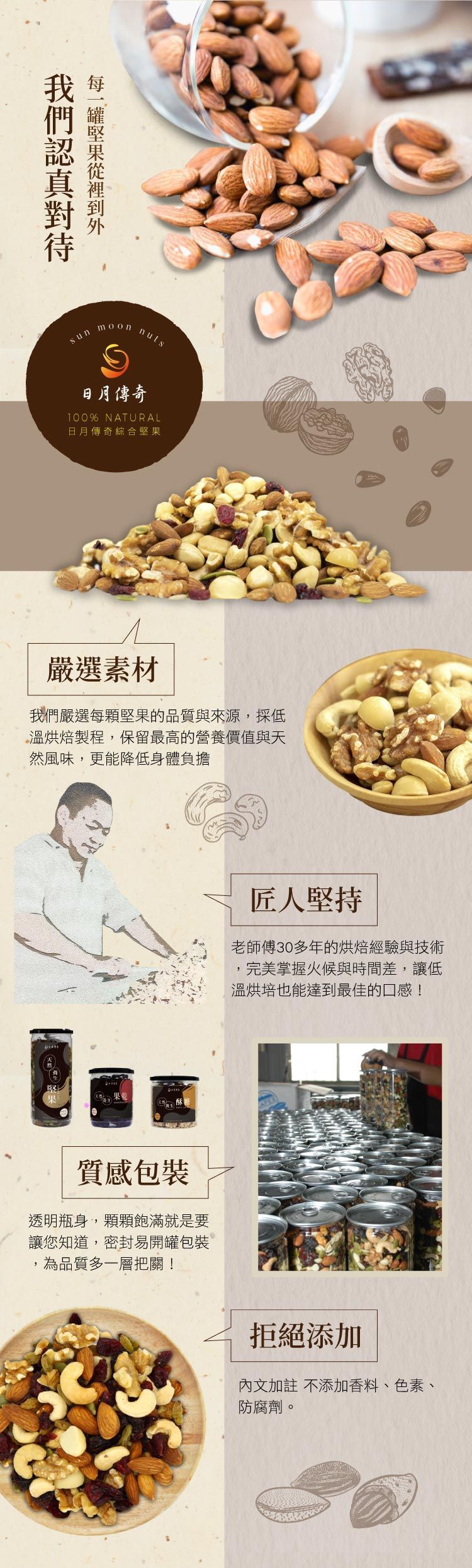 【日月傳奇】 典藏禮盒 (八寶堅果*2罐)