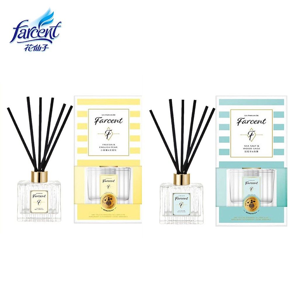 花仙子 Farcent香水室內擴香120ml 小蒼蘭&英國梨/鼠尾草&海鹽(兩款可選)