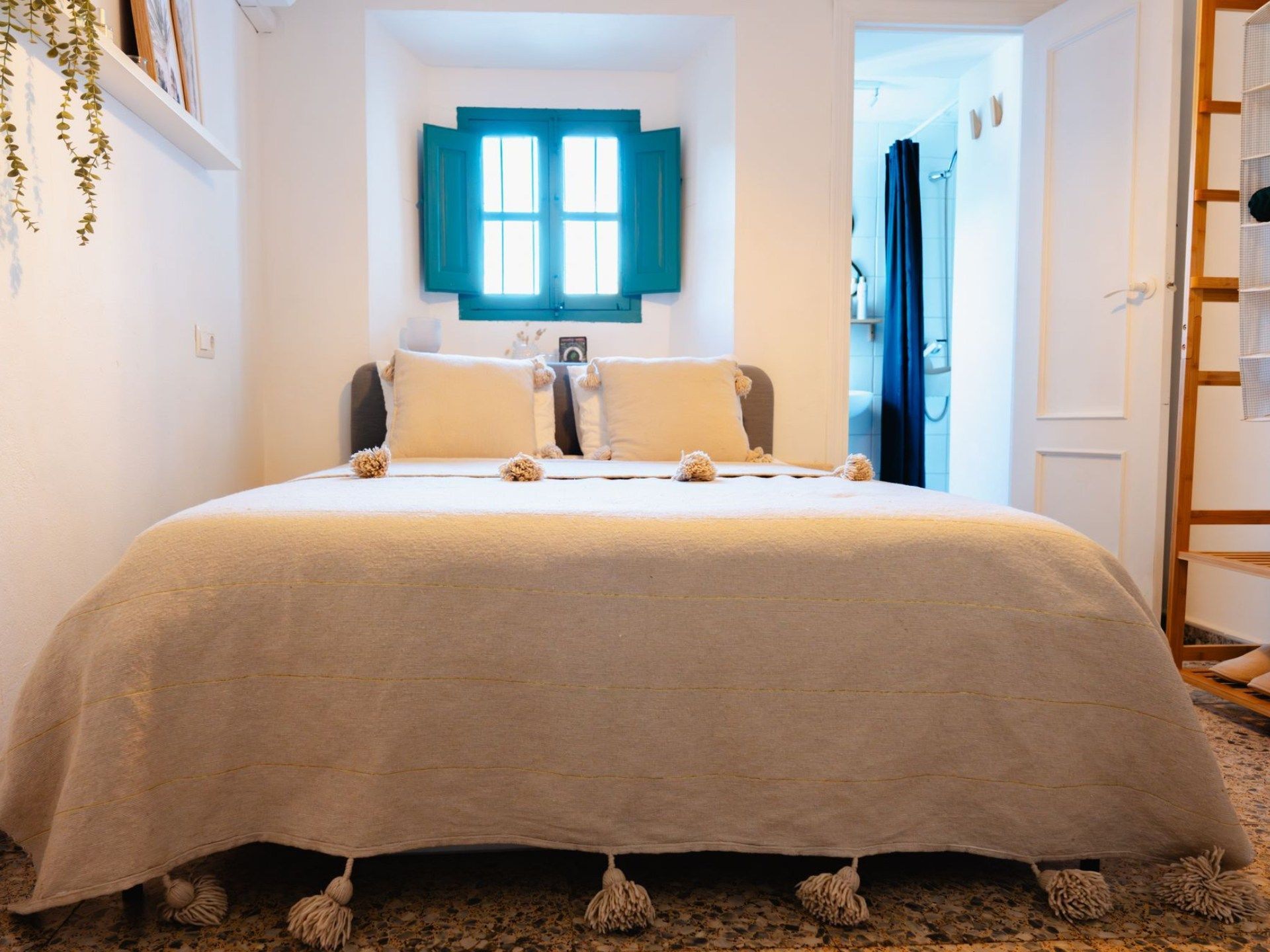 De slaapkamer in Casa Azahar