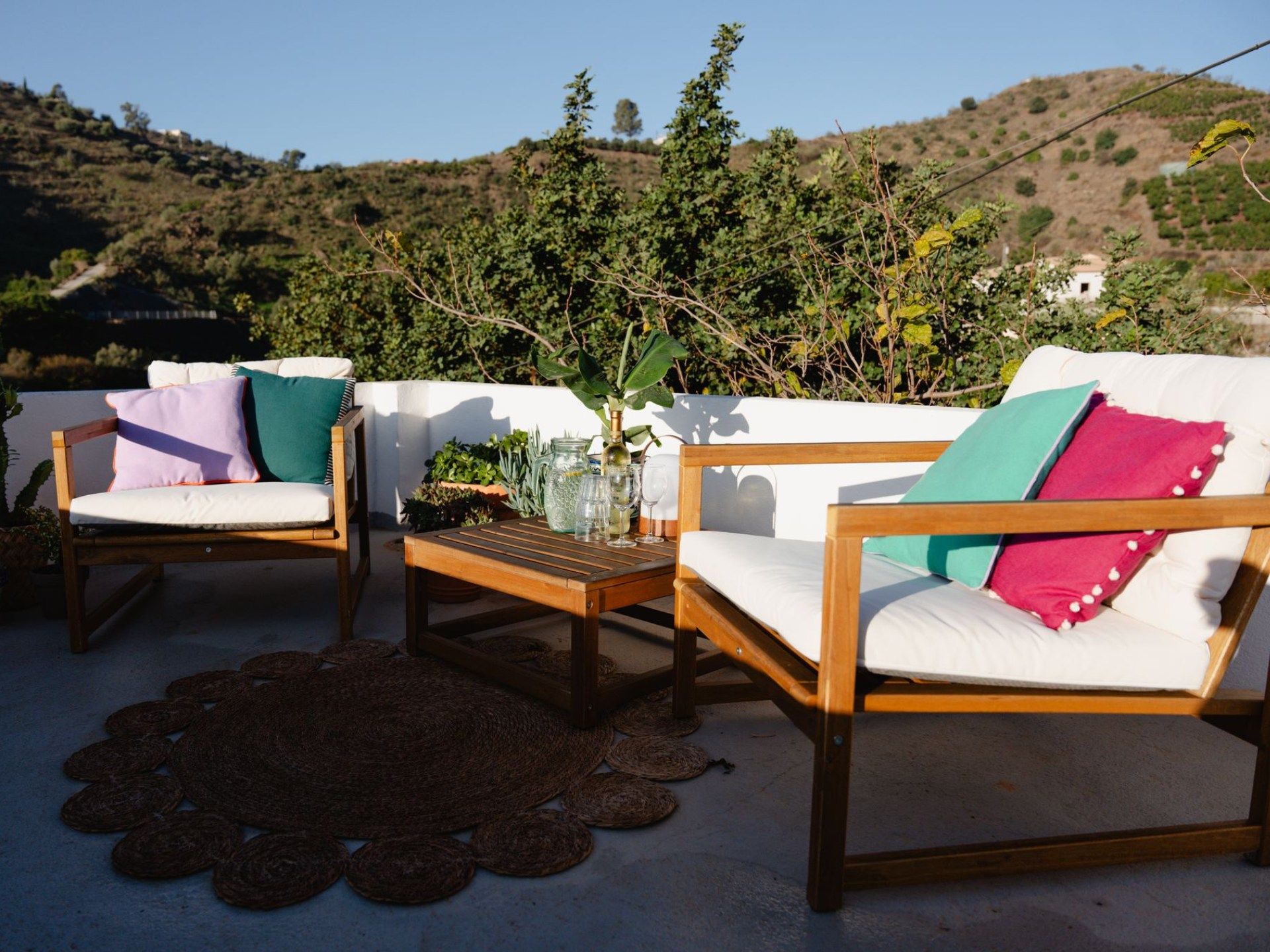 Het dakterras van Casa Azahar