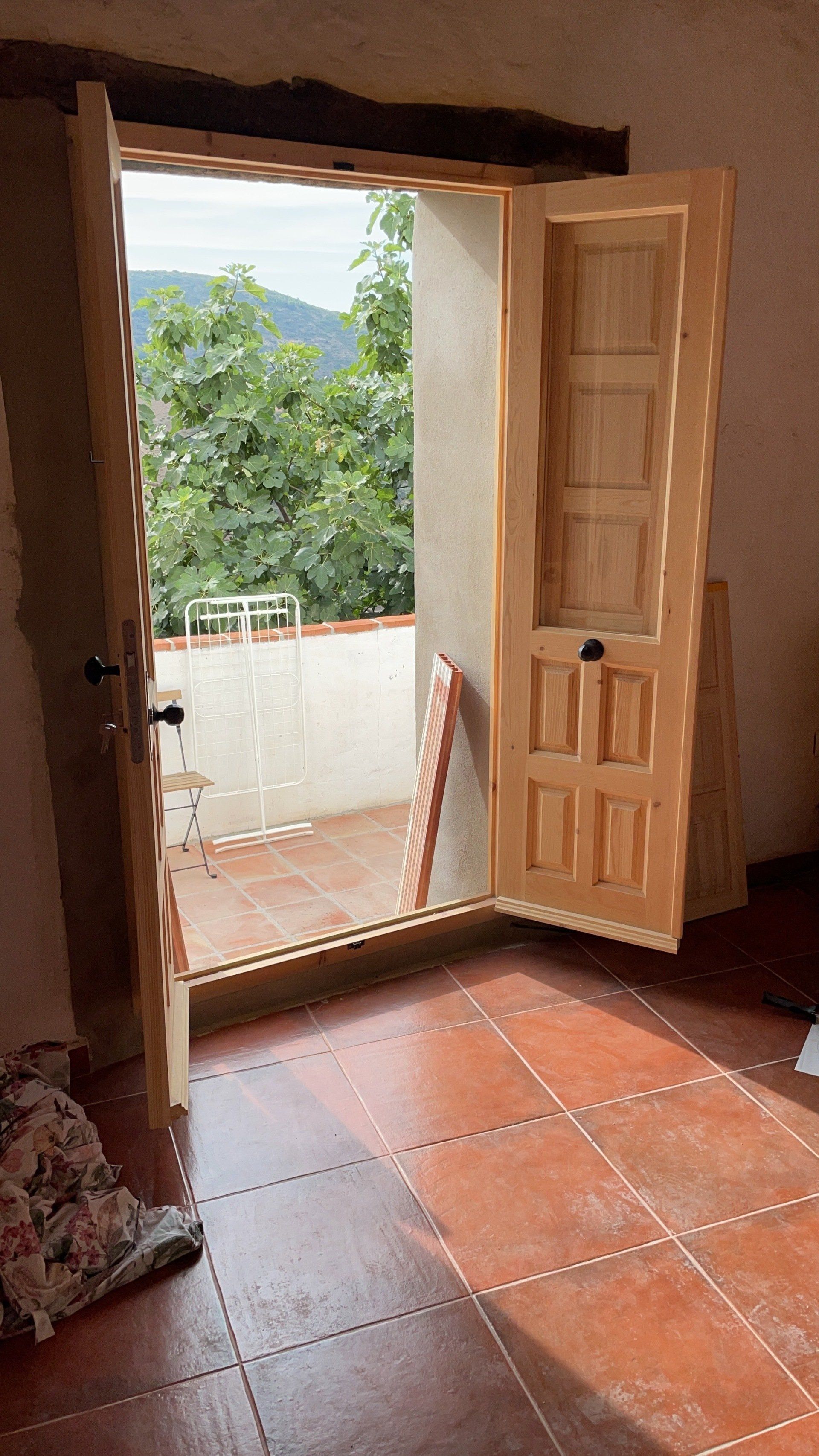 Nieuwe openslaande deuren in La Casita Secreta