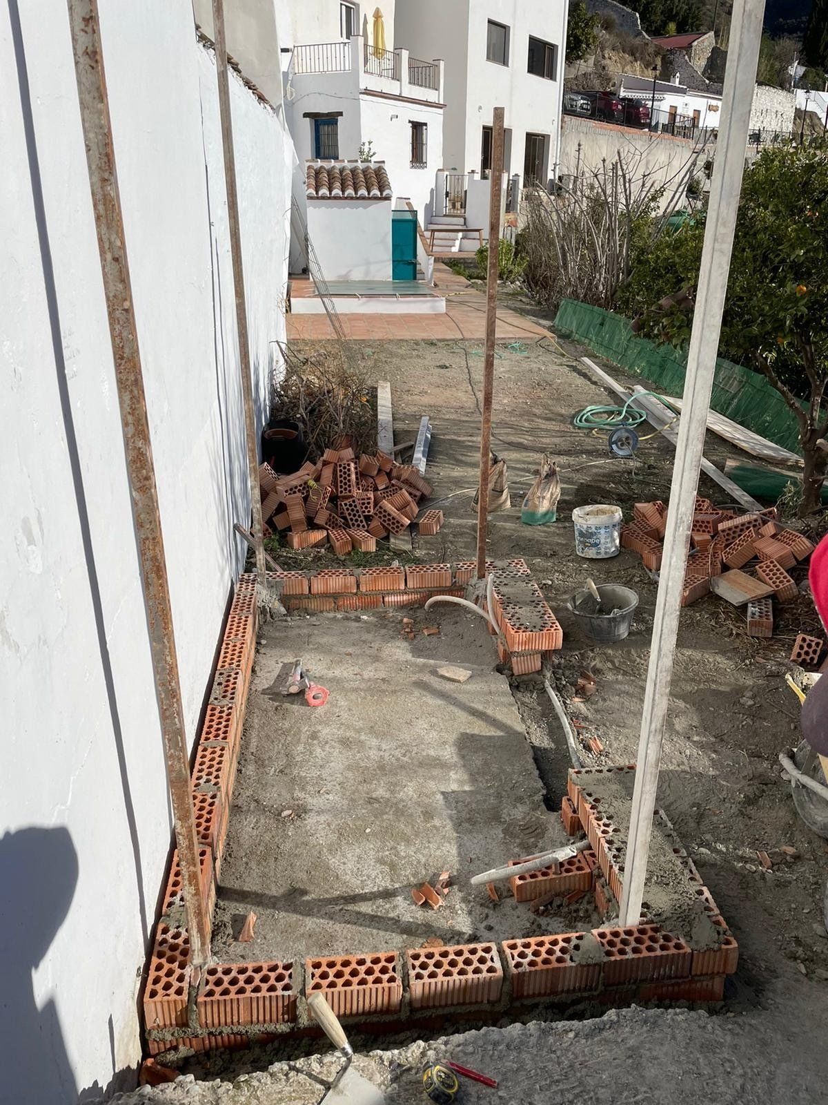 Het voorlopig laatste project: een schuurtje