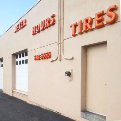 Outside of our After Hours Tires building - Endicott Auto Repair