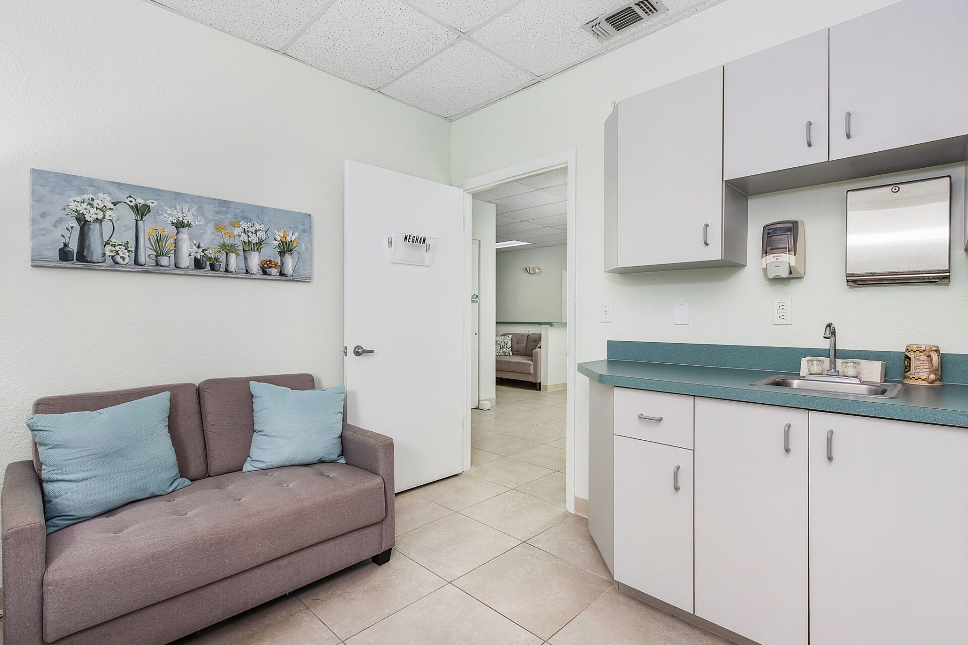 interior of Pacifica Care of Suncoast office building in Punta Gorda, Florida