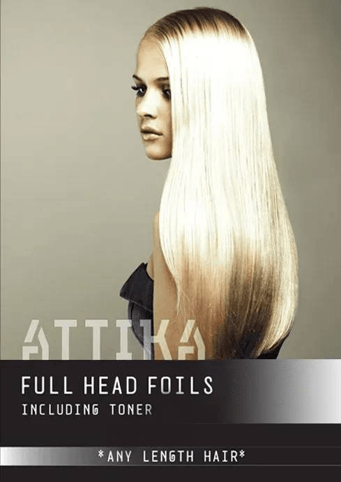 Full head foils services including toner