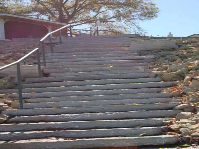 Patio Stairs With Handle — Cincinnati, OH — Western Hills Builders Supply Co.