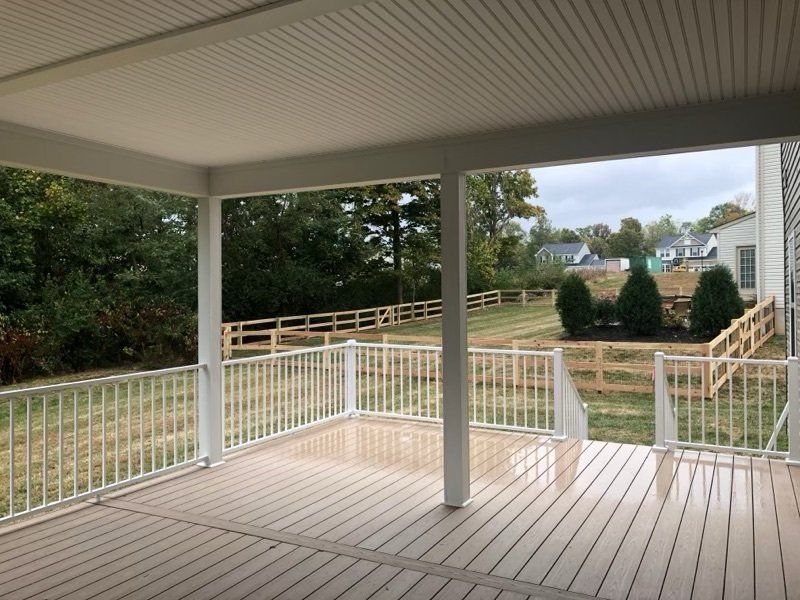 Railings And A Glossy Deck — Cincinnati, OH — Western Hills Builders Supply Co.