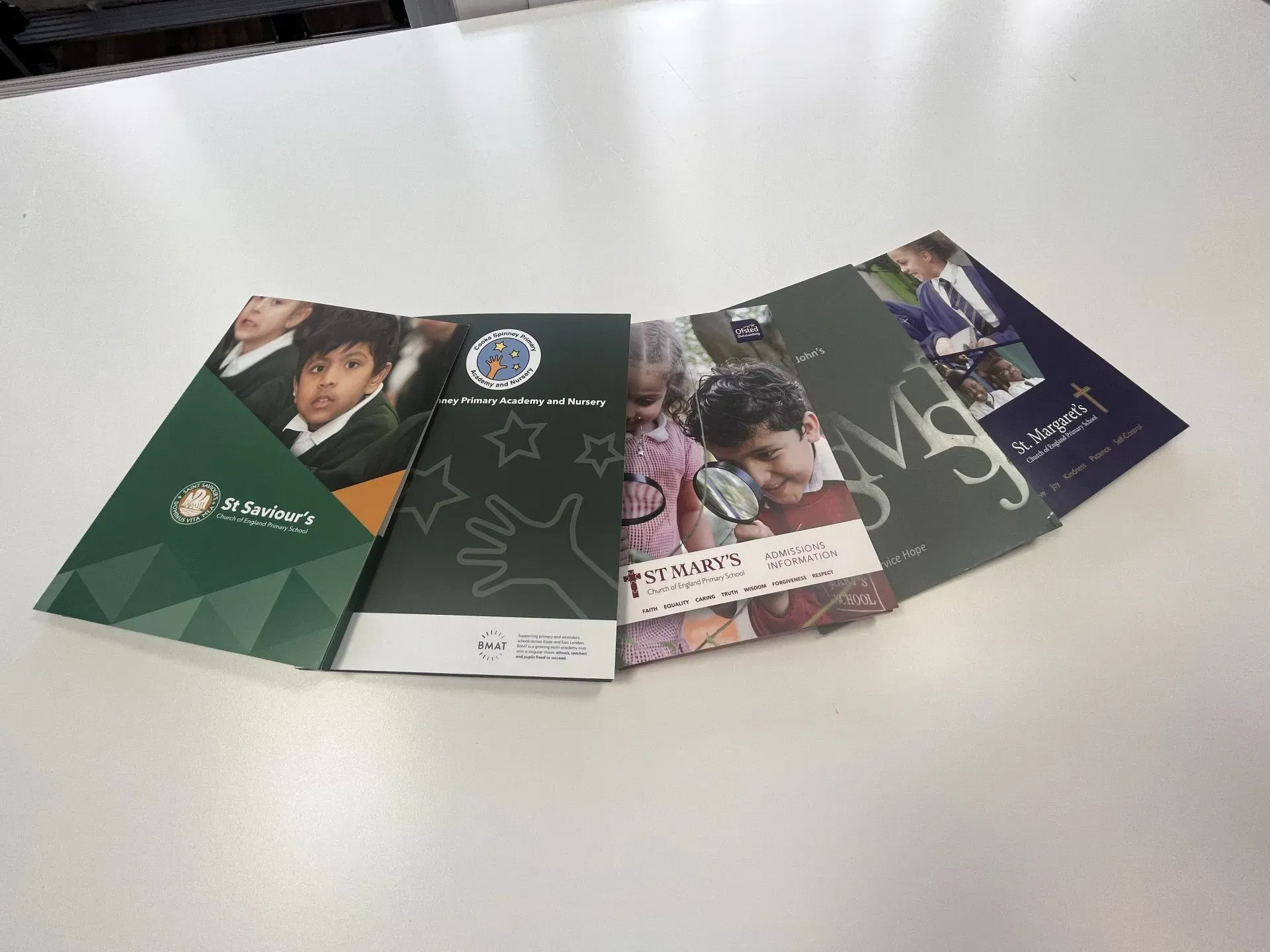 Variation of prospectus brochures 