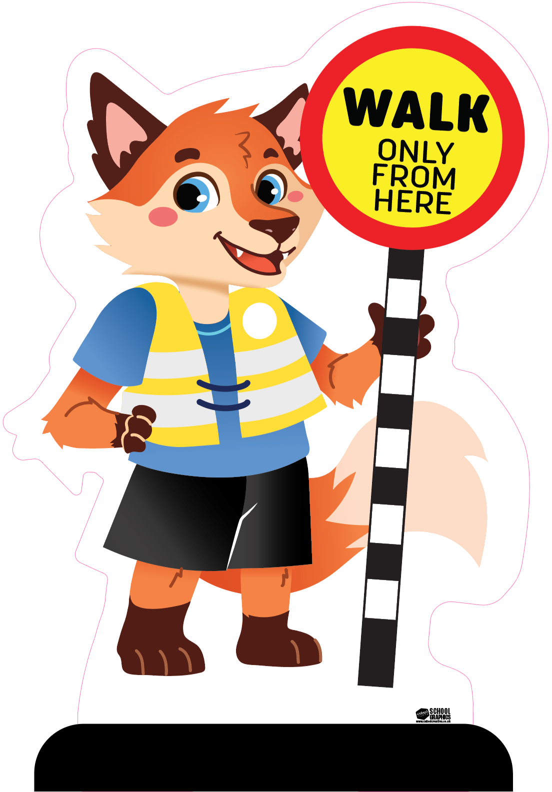 animal school parking sign
