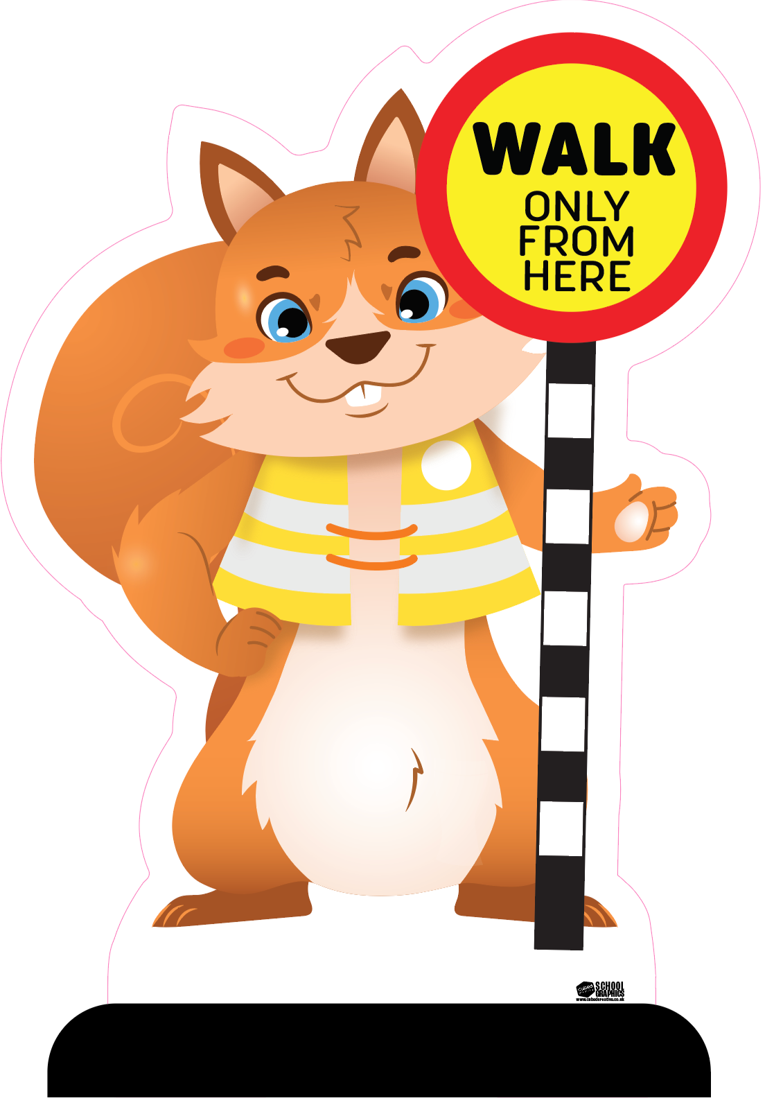 school road safety parking sign
