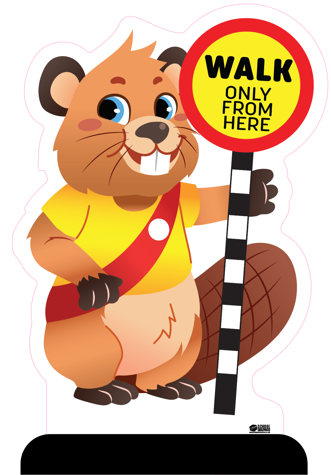 animal school parking sign
