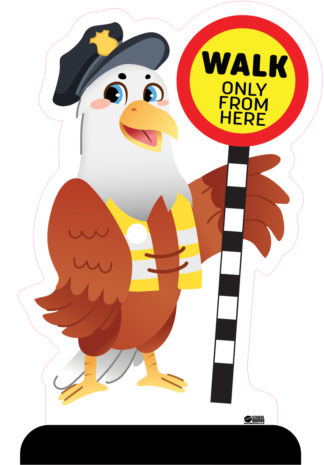 animal school parking sign
