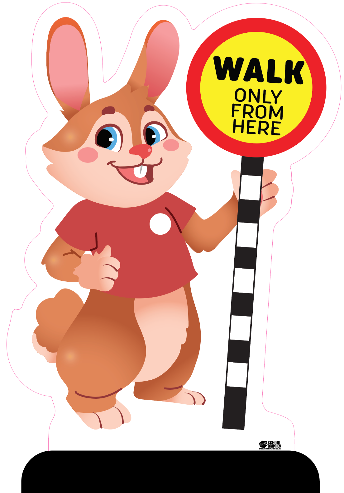 animal school parking sign
