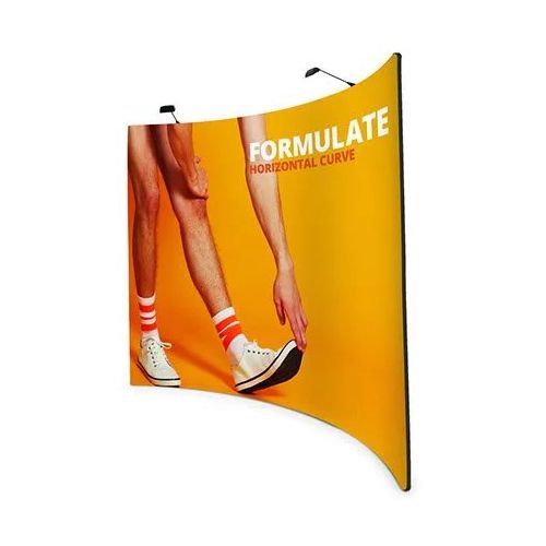 curve fabric display
