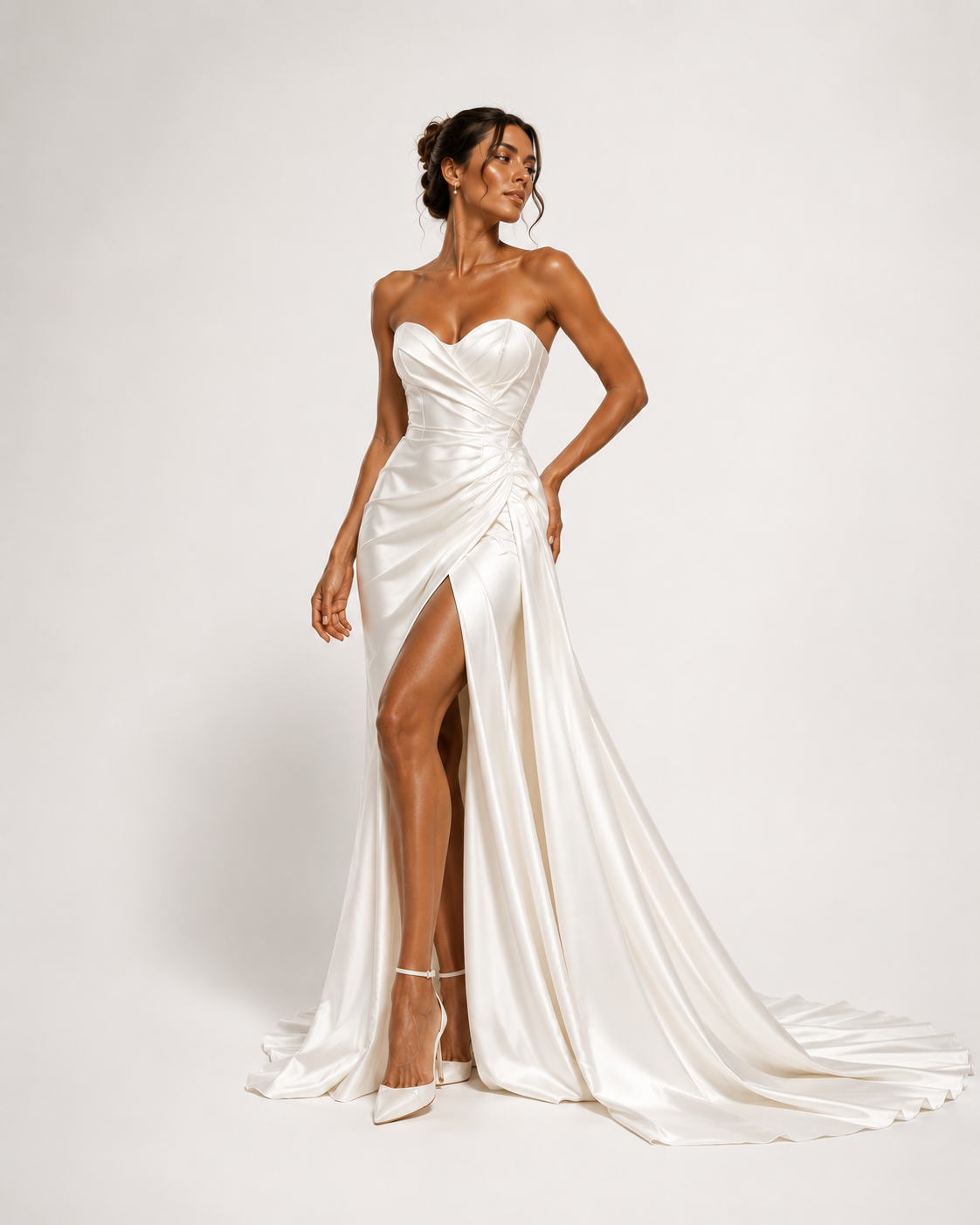 Seraphine Satin Gown