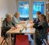 gezelligheid bij de workshop