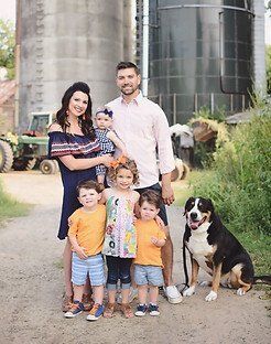Family With A Dog — Hudsonville, MI — BeYOUtiful Image Consulting Family With A Dog — Hudsonville, MI — BeYOUtiful Image Consulting