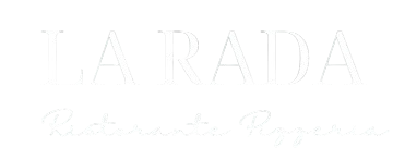 Logo per La RADA, con testo stilizzato. "Mediterranean Pepperoni" è scritto in basso.