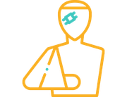 Accident and injuries icon